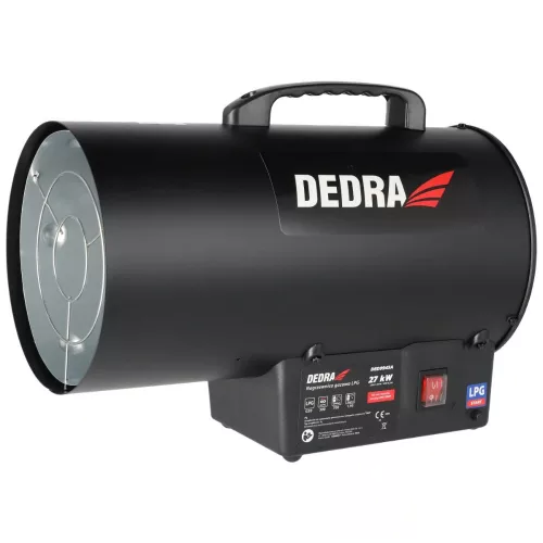 DEDRA gázfűtő 27 kW, 300 m³/h, piezo gyújtással