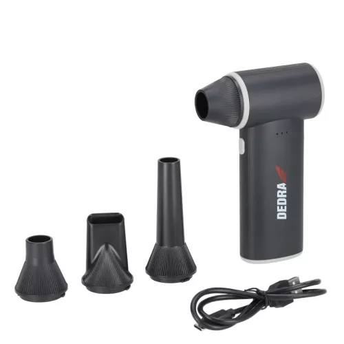 DEDRA vezeték nélküli mini légfúvó 7,4 V USB-C töltéssel