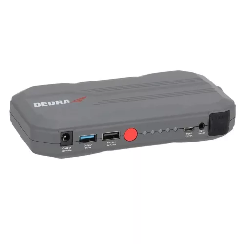 DEDRA power bank motorindító funkcióval 12000mAh