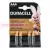 Duracell LR03 (AAA) alkáli elem 1,5 V 4 db