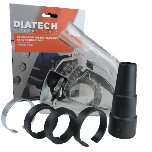 Diatech univerzális porelszívó adapter sarokcsiszolóra, vágáshoz DPSZFV