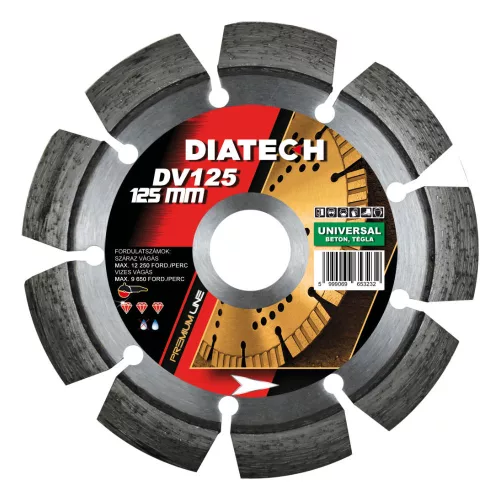 Diatech DV125 dilatáció vágótárcsa 125 mm