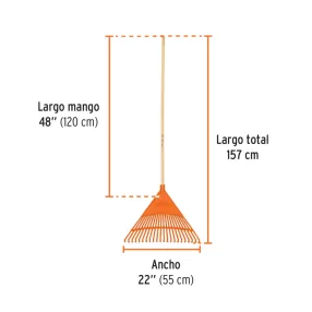 Lombseprű 22 ágú TRUPER (EP-22R)