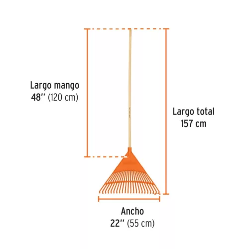 Lombseprű 22 ágú TRUPER (EP-22R)