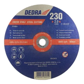 DEDRA vágókorong acélhoz 230x2,0x22,2mm