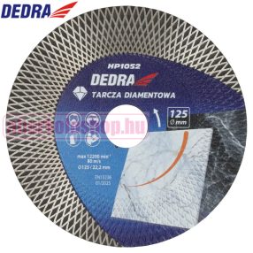 DEDRA gyémánt vágótárcsa rombusz szegmenssel 125 mm