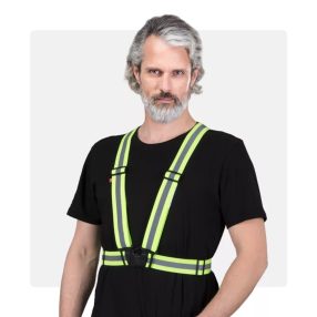 Fényvisszaverő vállpánt, állítható FLUO