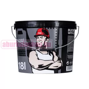 BEOROL vödör ovális, fekete 18 liter