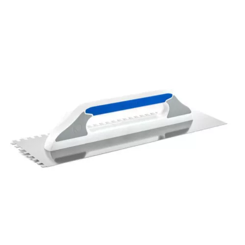 Kubala 0254 rozsdamentes fogazott glettvas 130×480 mm, 8×8 mm fogazattal
