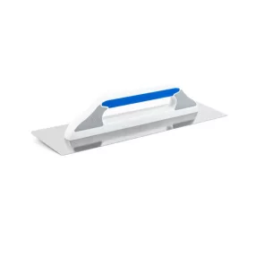   Kubala 0256 rozsdamentes fogazott glettvas 130×480 mm, lekerekített sarkokkal