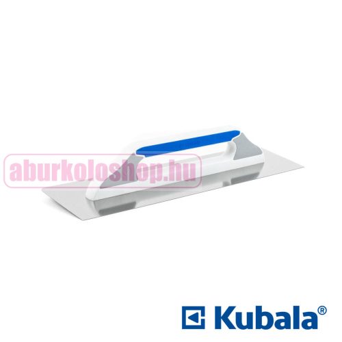 Kubala 0256 rozsdamentes fogazott glettvas 130×480 mm, lekerekített sarkokkal