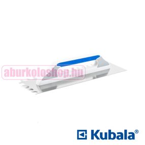   Kubala 0254 rozsdamentes fogazott glettvas 130×480 mm, félköríves fogazattal