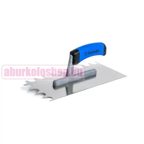 KUBALA 0463 íves fogazású glettvas soft nyéllel 270 x 120 mm KUBALA