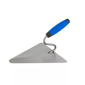 KUBALA háromszög kőműveskanál puha nyéllel 220x215 mm