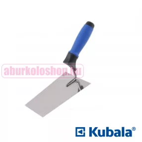   KUBALA 0812 rozsdamentes trapéz kőműveskanál, 115 x 160 x 90 mm