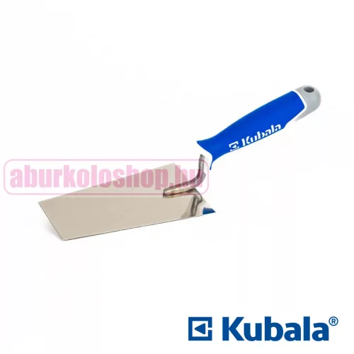 KUBALA 0930 Master Line rozsdamentes stukkó trapézkanál, 80 x 145 x 55 mm