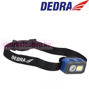   DEDRA akkumulátoros fejlámpa mozgásérzékelővel 500 lumen