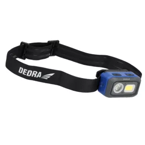   DEDRA akkumulátoros fejlámpa mozgásérzékelővel 500 lumen