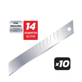   DEDRA sűrűn metszett törhető penge 18 mm 14 szegmens 10 db