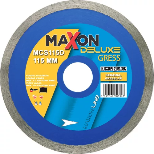 Diatech Maxon Classic Deluxe Gress gyémánttárcsa 115 mm MCS115D