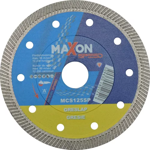 Diatech Maxon Speed gyémánttárcsa 125 mm MCS125SP
