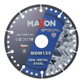 Diatech Maxon fémvágó gyémánttárcsa 125 mm MDM125