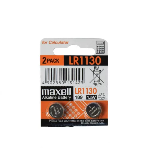 Maxell LR1130 alkáli gombelem 1,5 V 2 db
