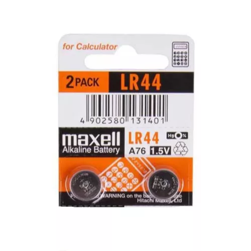 Maxell LR44 alkáli gombelem 1,5 V 2 db