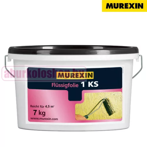 Murexin 1 KS folyékony fólia – kenhető vízszigetelés 7 kg