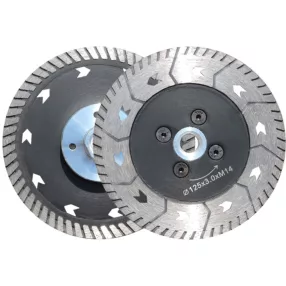   Diatech gránit vágó- és csiszoló tárcsa, flanssal 125mm MVCSTF125G