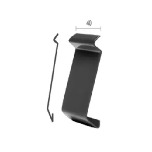 RODELUX alumínium terasz vízvető toldóelem 4 cm RAL7016 matt antracit