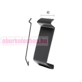 RODELUX alumínium terasz vízvető toldóelem 4 cm natúr
