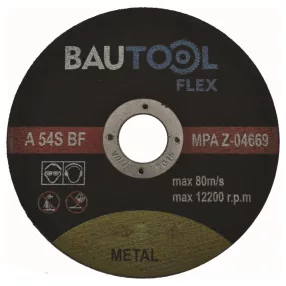 BAUTOOL RQAC0511510 fémvágó tárcsa 115x1,0 mm (A 54S BF)
