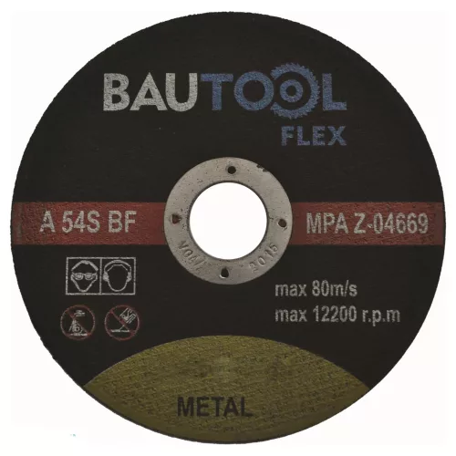 BAUTOOL RQAC0511510 fémvágó tárcsa 115x1,0 mm (A 54S BF)