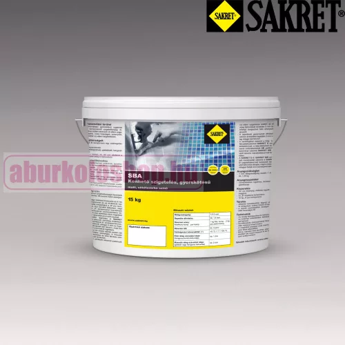 Sakret SBA gyorskötésű kenhető vízszigetelés 15 kg