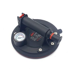   SKT vákuumos lapemelő mérőórával, 200 mm, műanyag kofferben