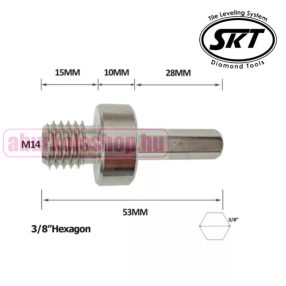 SKT adapter M14-3/8" HEX, fúrógéphez (SKT21610)