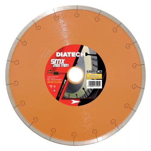Diatech SMX gyémánttárcsa 250 mm SMX250