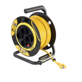   STANLEY SXECCL26BSE – beltéri kábeldob 25 m H05VV-F 3G1,5 mm² kábellel