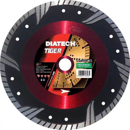 Diatech Tiger Turbó gyémánttárcsa 300 mm TG300