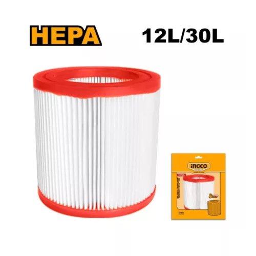 INGCO HEPA szűrő 12 és 30 literes ipari porszívókhoz