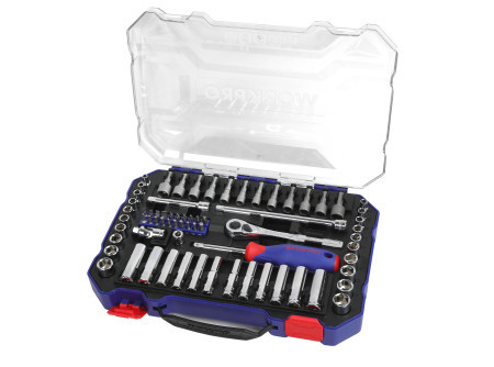 Dugókulcs készlet 70 db 1/4" WORKPRO (wp202522)