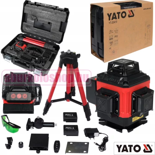 YATO 4D zöld vonallézer készlet