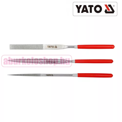 YATO gyémánt tűreszelő készlet 160 mm (3 db)