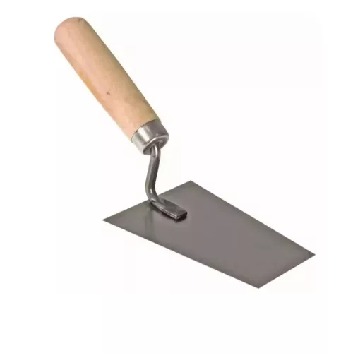 DEDRA trapéz vakolókanál 160 mm acél fa nyéllel