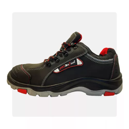 Redmaster S3 SRC munkavédelmi cipő, fekete/piros 42-es