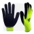 Latex mártott neon munkavédelmi kesztyű - 9