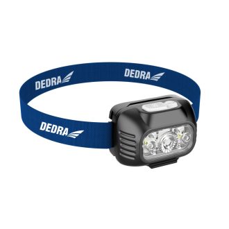   Fejlámpa 650lm, fehér fény, piros fény, akkumulátor 1800mAh