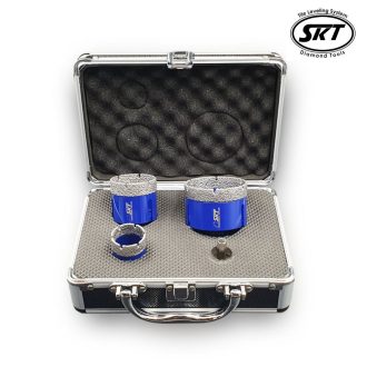 Gyémánt fúrókészlet kofferben 35-50-68 mm Prémium SKT